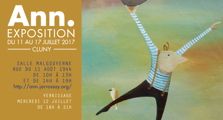 Exposition – Du 11 au 17 juillet 2017 – Cluny 2017
